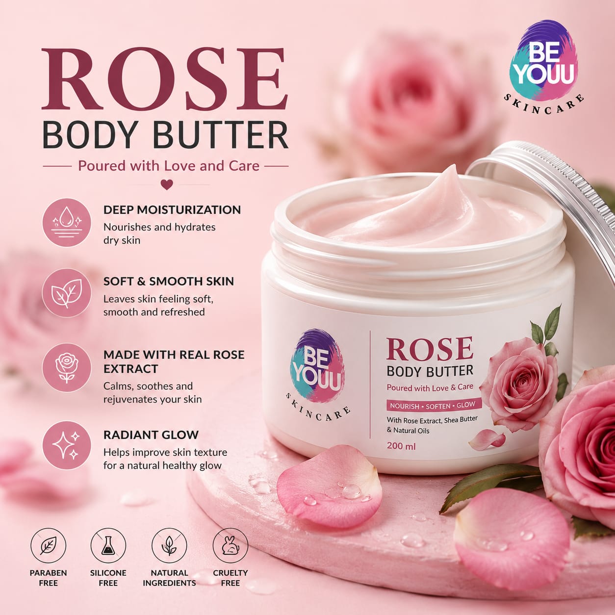 Rose Body Butter